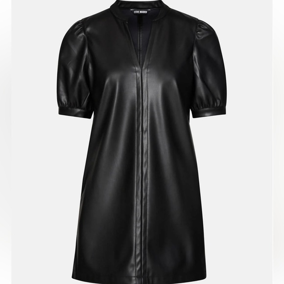 chinese dress ladies Steve Madden Downtown Black Leather Boot